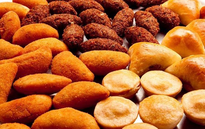 Amazon Com Brazilian Party Tray Assorted Appetizers Kit Festa Salgadinhos Variados Coxinhas And More