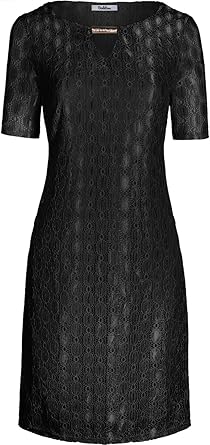 overlay shift dress