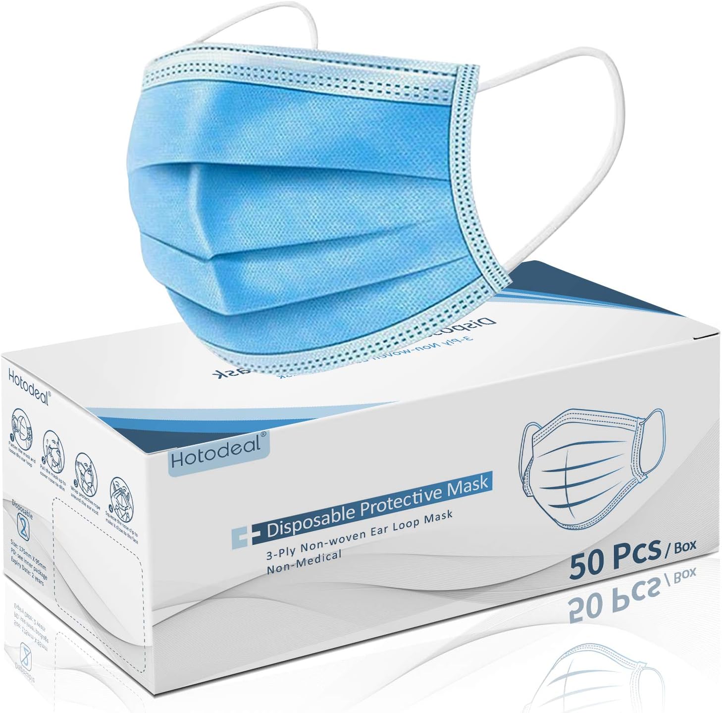 Disposable Face Masks (50 Pieces) Only 27.54! Pinching Your Pennies