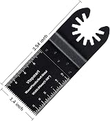 Vtopmart 100 Pcs Oscillating Multitool Blades Universal Quick Release Wood Metal view 4