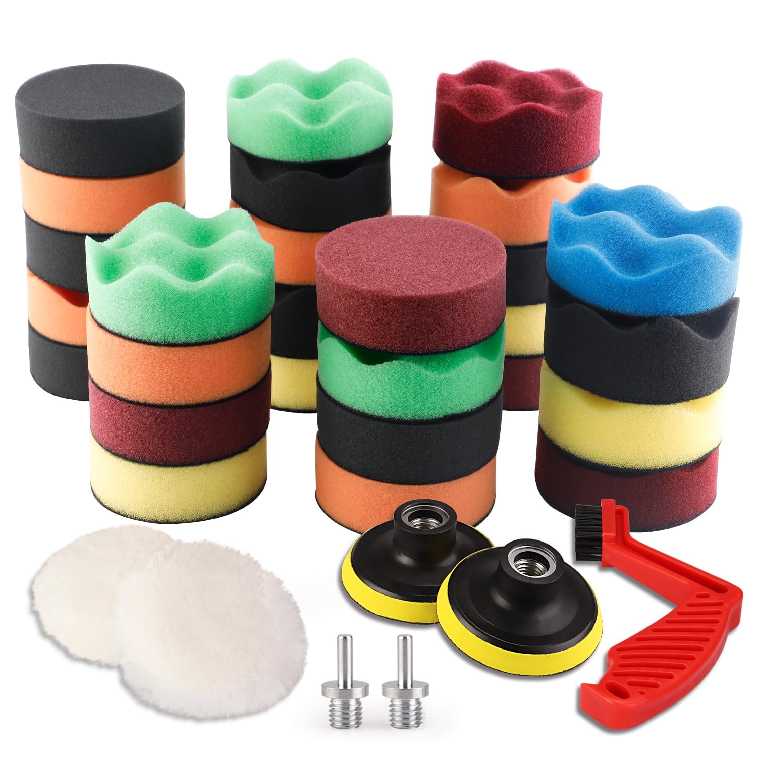 SPTA polishing Sponge, Foam, Mix Colour, 80 mm