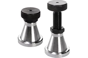 Yarlung 2 Pack Adjustable Screw Jack, Machinist Jack Post Height 2.75" to 4.25", Heavy Duty Screw Jack Stands for Leveling Work, Milling Drilling Machines