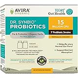 Dr.Synbio Teens’ Gut Health Probiotics & Organic Prebiotics – Triphala & Chicory, 15 Billion CFU & 7 Multiple Strains, Helps