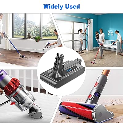 Buy Wtypics 25 2v 3500mah V10 Replacement Battery Compatible With Dyson Cyclone V10 Animal V10 Absolute V10 Motorhead Fluffy Cordless Stick Vacuum Cleaner Hellip Online In Indonesia B08r6znr12