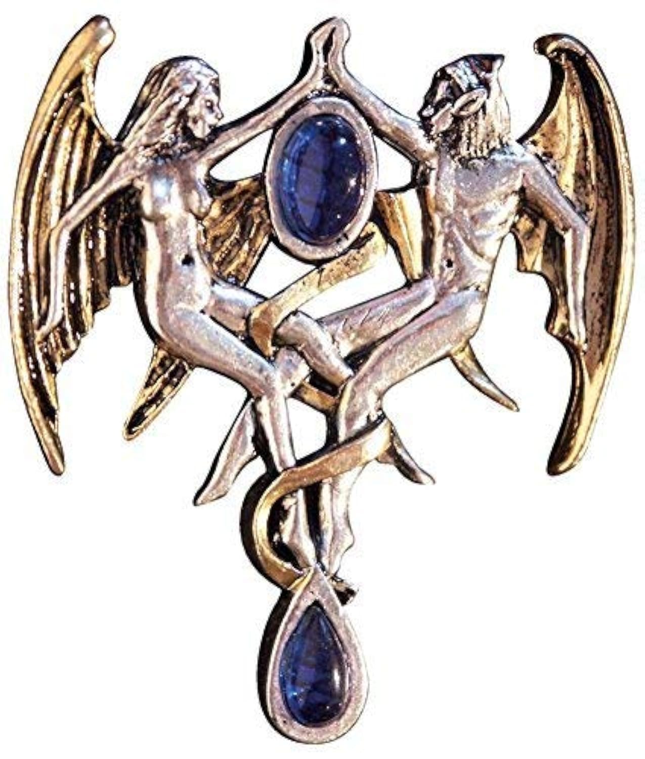 Venus & Mars for Balance Pendant Necklace - Briar Angels and Faeries Pendants Collection - With Swarovski Crystals - Gift Boxed