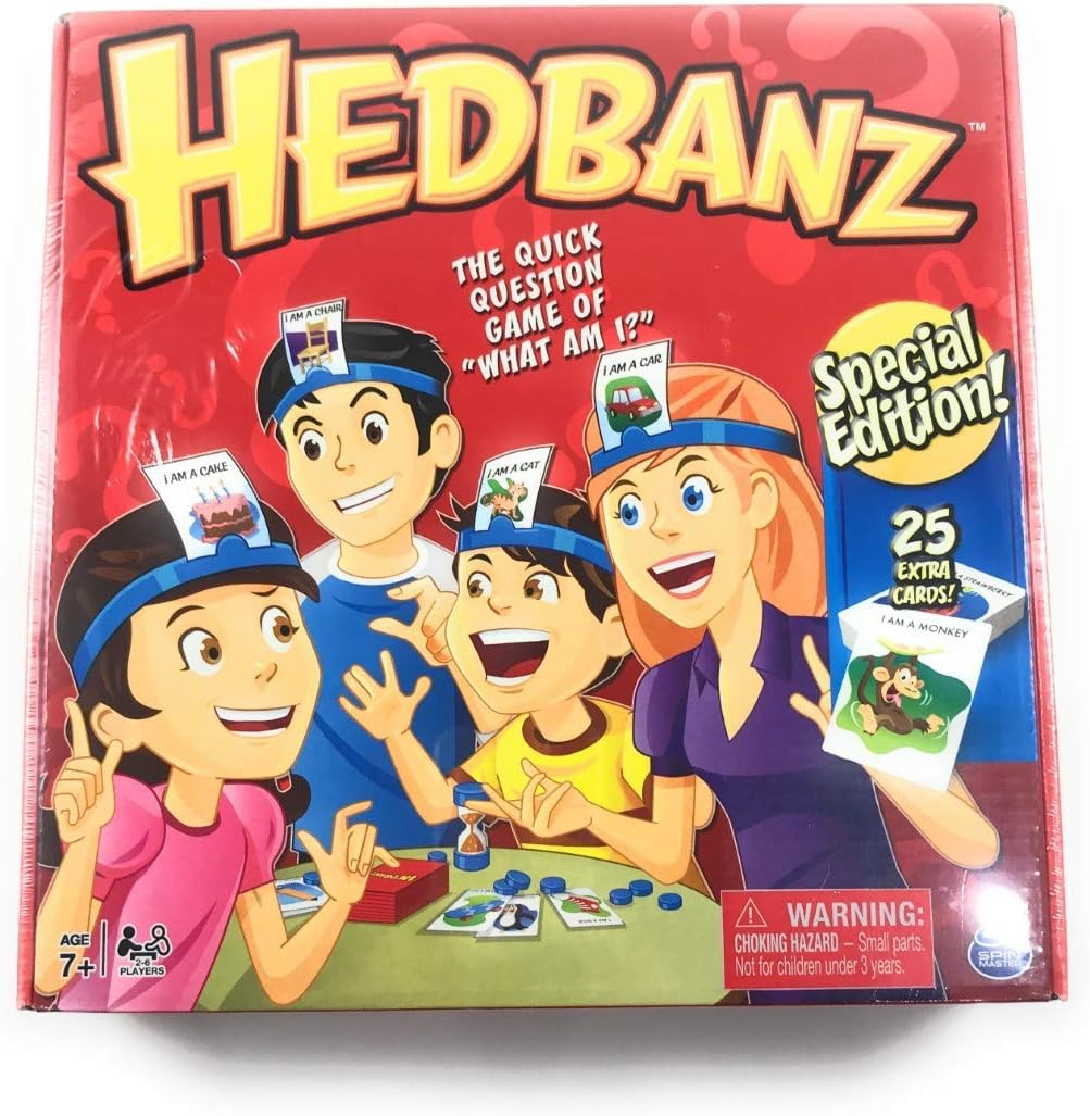 HedBanz Game - 2nd Edition - Bonus 25 Extra Hedbanz Cards