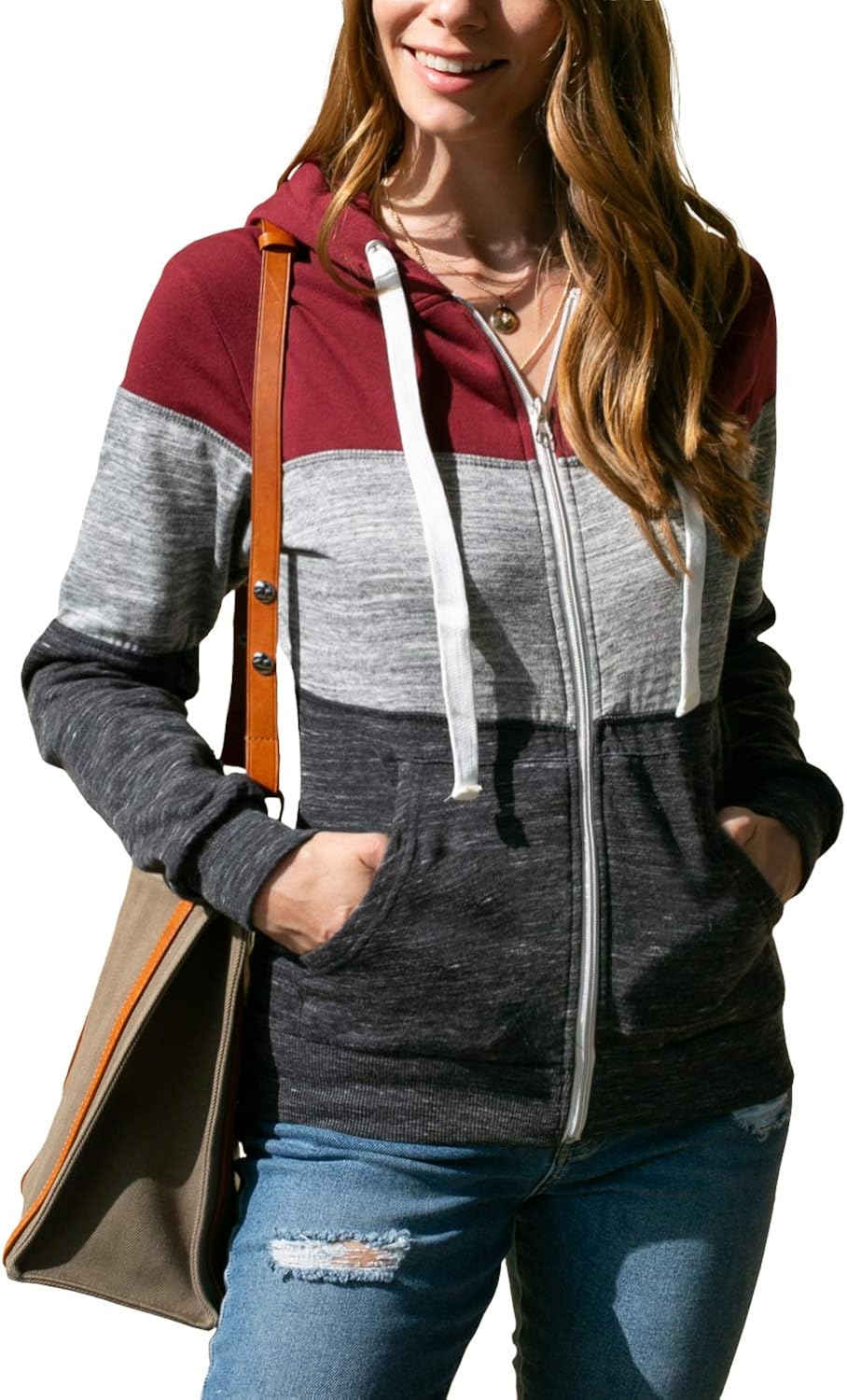 casual zip up hoodie