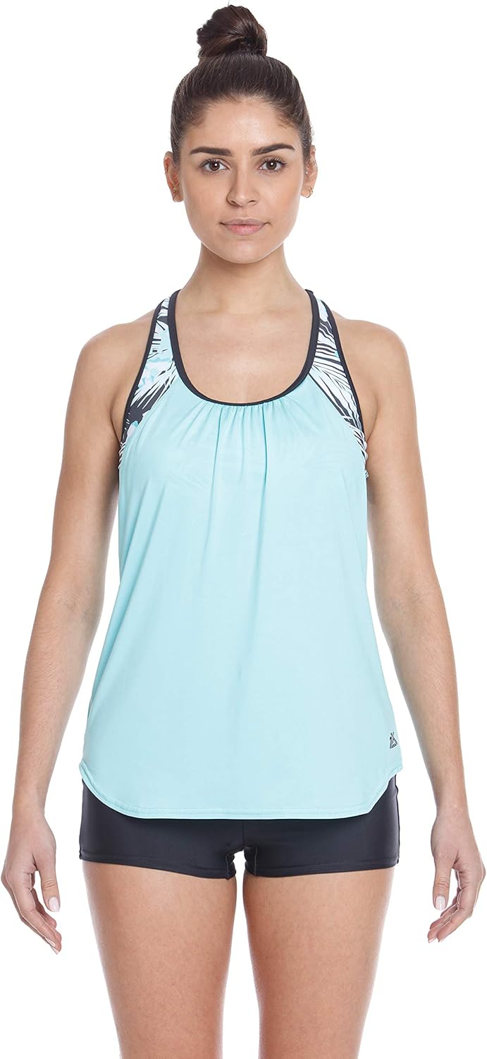 women's zeroxposur ruched tankini top