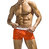 COOFANDY Men's Square Leg Swim Briefs Tight Swim Trunks Swimsuit Athletic Bathing Suit Swimwear with Liner