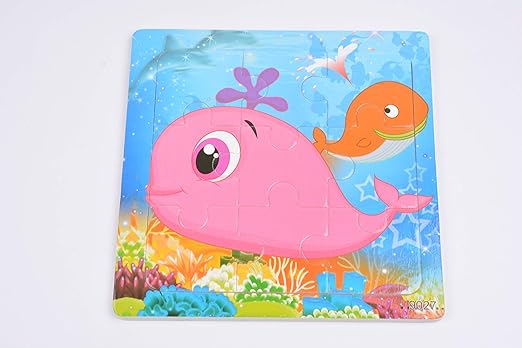 Tiny Souls Wooden Puzzle Pink Fat Fish