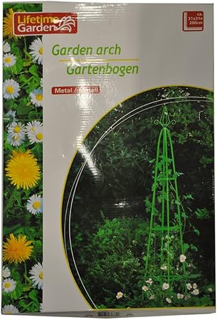 Lifetime Garden - Obelisco Decorativo de jardín para Plantas trepadoras