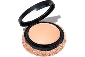 LAURA GELLER NEW YORK Baked Double Take Powder Foundation - Fair - Buildable Medium to Full Coverage - Matte Finish