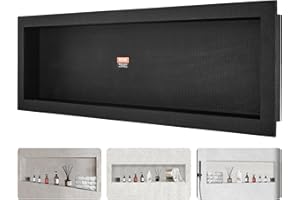VEVOR Shower Niche Ready for Tile 16" x 50", Single Shelf Organizer, Square Corners Wall-inserted Niche Recessed, Sealed Prot