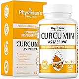 Physician's Choice Curcumin Meriva 500 - Clinically Studied - 29x Better Absorption Than Ordinary Turmeric Curcumin Supplemen