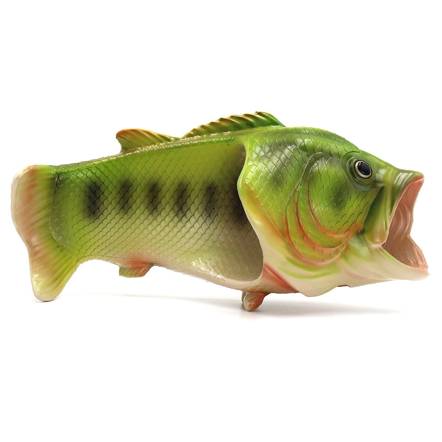 QBSPORTS Pantofole a Forma di Pesce, da Spiaggia, da Piscina, Antiscivolo, da Uomo e da Donna, (Verde), 34/35 EU