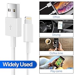 iPhone Charger AUNC 3PACK 6Feed Long Lightning to