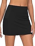 THE GYM PEOPLE Women's High Waisted Golf Skorts