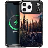 Goodsprout Compatible with iPhone 17 Pro Max Case,for MagSafe Amazing Pattern Design Shockproof Anti-Scratch Hard PC Back Case for iPhone 17 Pro Max Mountain Dreams Tree