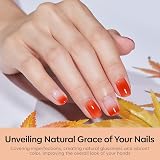 Modelones Gel Nail Polish Set 6 Colors Jelly Nude White Red Soak Off view 3
