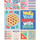 Sweetzer&amp;Orange Math Posters for Elementary School - Arithmetic Classroom Displays - Learning Space Prints for Mathematics - Number Charts for Middle Institute - Study Section Decor - Inspirational Notices - 10PC