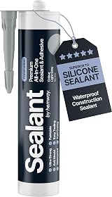 Hemway Light Grey Hybrid Polymer Sealant Adhesive 13.1oz All-in-One