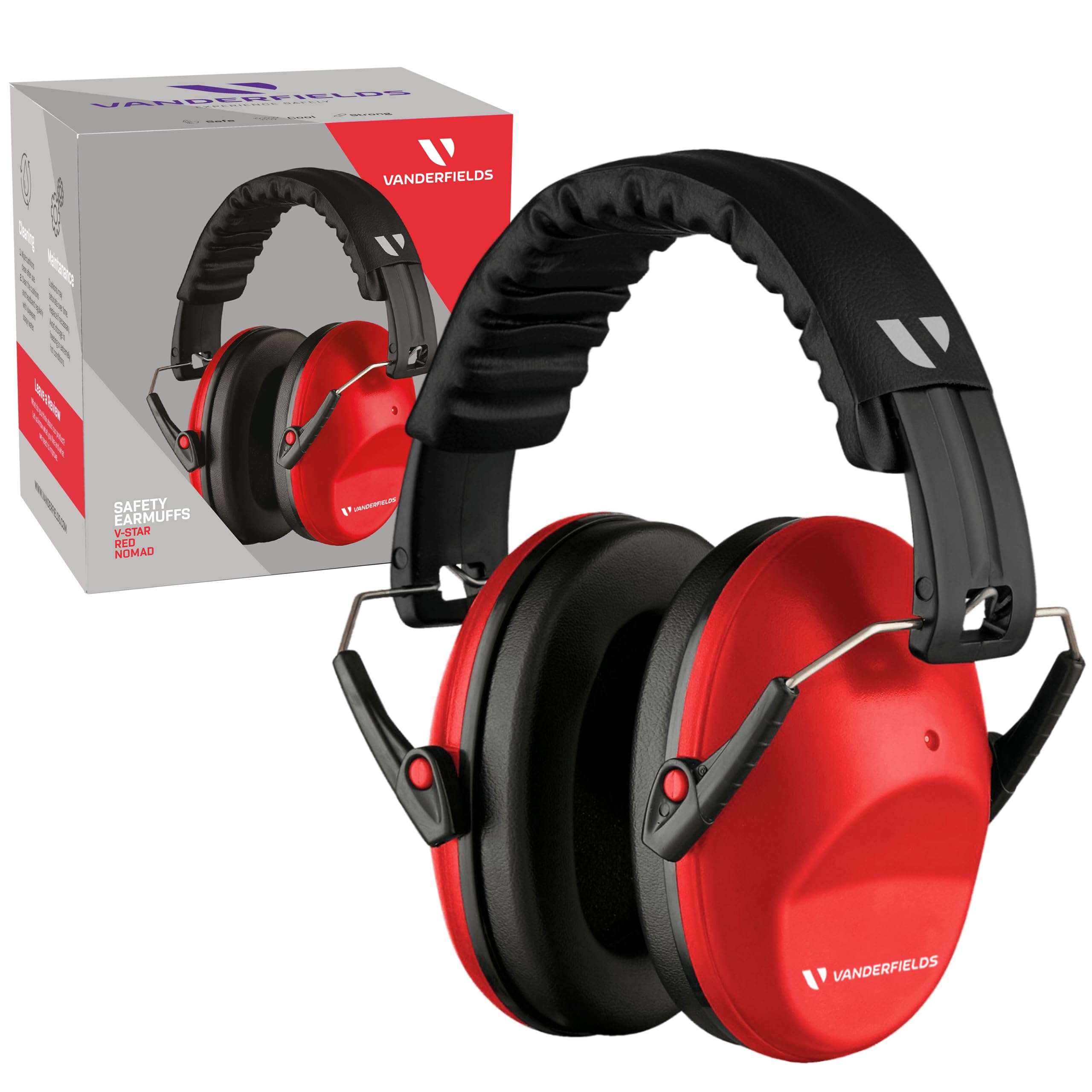 Photo 1 of Vanderfields Kids Ear Protection - Age 3-16 - 26dB - Noise Canceling Headphones - Ear Muffs for Children - Earmuffs for Autism, Boys & Girls