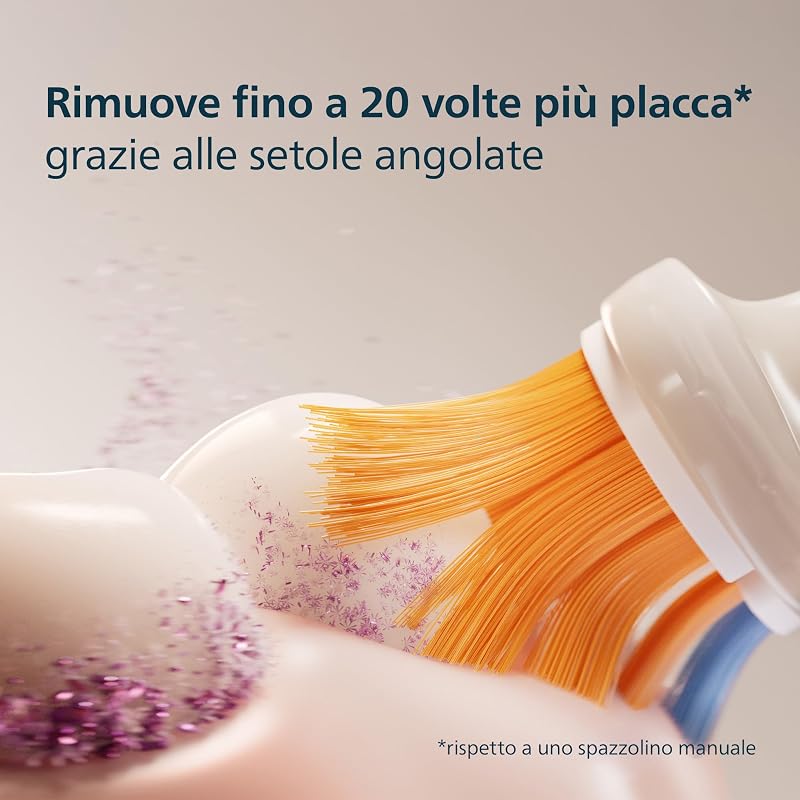 Sonicare A3 Premium All-in-One, testine di ricambio originali, bianco, confezione da 4, HX9094/87, Nuovo, 4 Testine