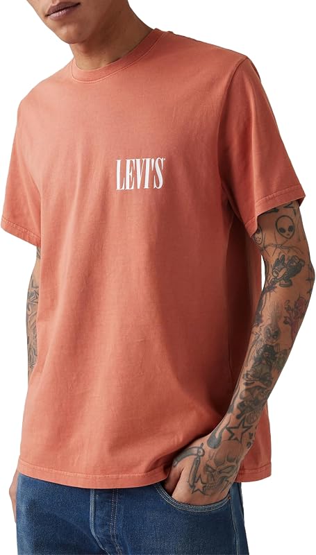 SS Relaxed Fit Tee, T-Shirt Uomo, Ssnl Serif Logo Etru, S