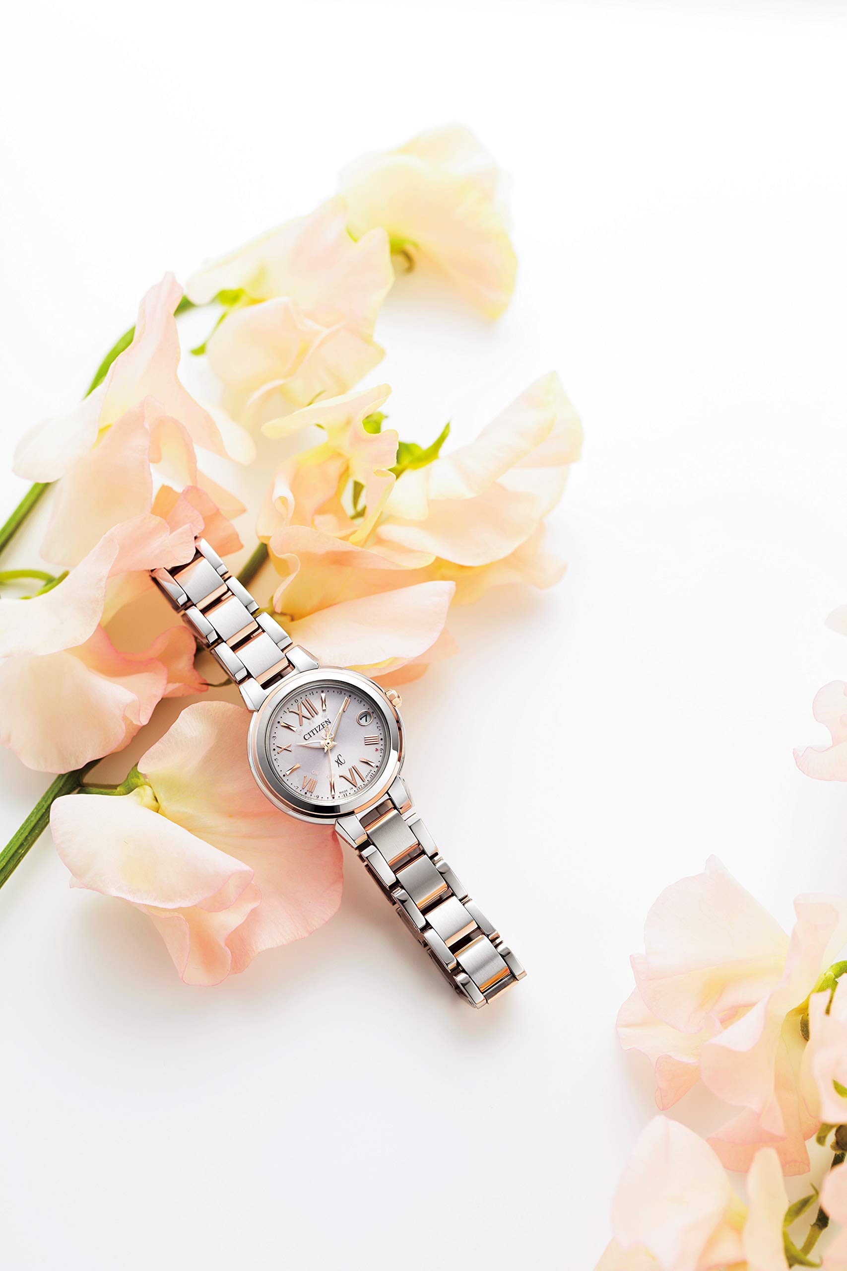 CITIZEN xC (Cross C) Women’s Eco-Drive Radio Controlled Watch, Available in a Variety of Colors, Water Resistant, Solar and Light Powered, Happy Flight Series, Basic Collection