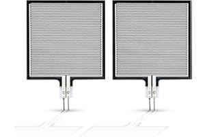 FLYLIN 2Pcs RP-S40-ST Thin Film Pressure Sensor, High Accuracy Thin Kraft Sensor Pressure Sensor Pad Film Pressure Sensor, Thin Film Sensing Resistor Force Sensor for Intelligent High End Seat