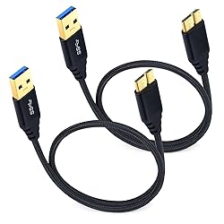 Besgoods Micro USB 3.0 Cable - 1.5 ft/50cm Short