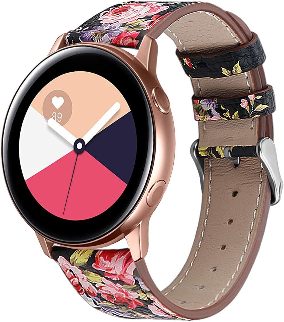 DEALELE Compatible with Samsung Galaxy Watch 5 / 5 Pro / Galaxy 4 / 4 Classic / Galaxy 3 41mm / Galaxy Watch 42mm / Active 2