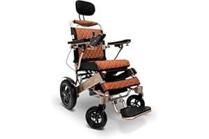 MAJESTIC IQ-9000 AR | Airline Approved Luxury Electric Wheelchair | Auto Recline, LCD Joystick, Foldable, Up to 30 KM Range U