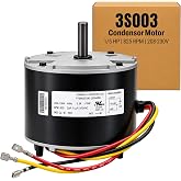 3S003 Condensor Motor 1/5 Hp, 825 RPM, 208-230V | Exact Fit Replacement for Genteq Part# 3S003 | Sharptek Supply OEM
