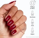 OPI xPRESS/ON Big Apple Red Short Round Nails With Nail Glue view 5