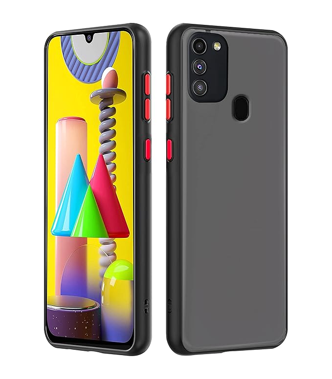 Pikkme Samsung Galaxy M30s M21 Smoke Cover Protective Shockproof 
