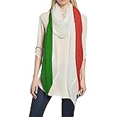 Lina & Lily Patriotic Flag Print Scarf Shawl Wrap Lightweight