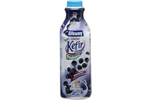 Lifeway Lowfat Kefir, Blueberry, 32 Ounce (Pack of 06)