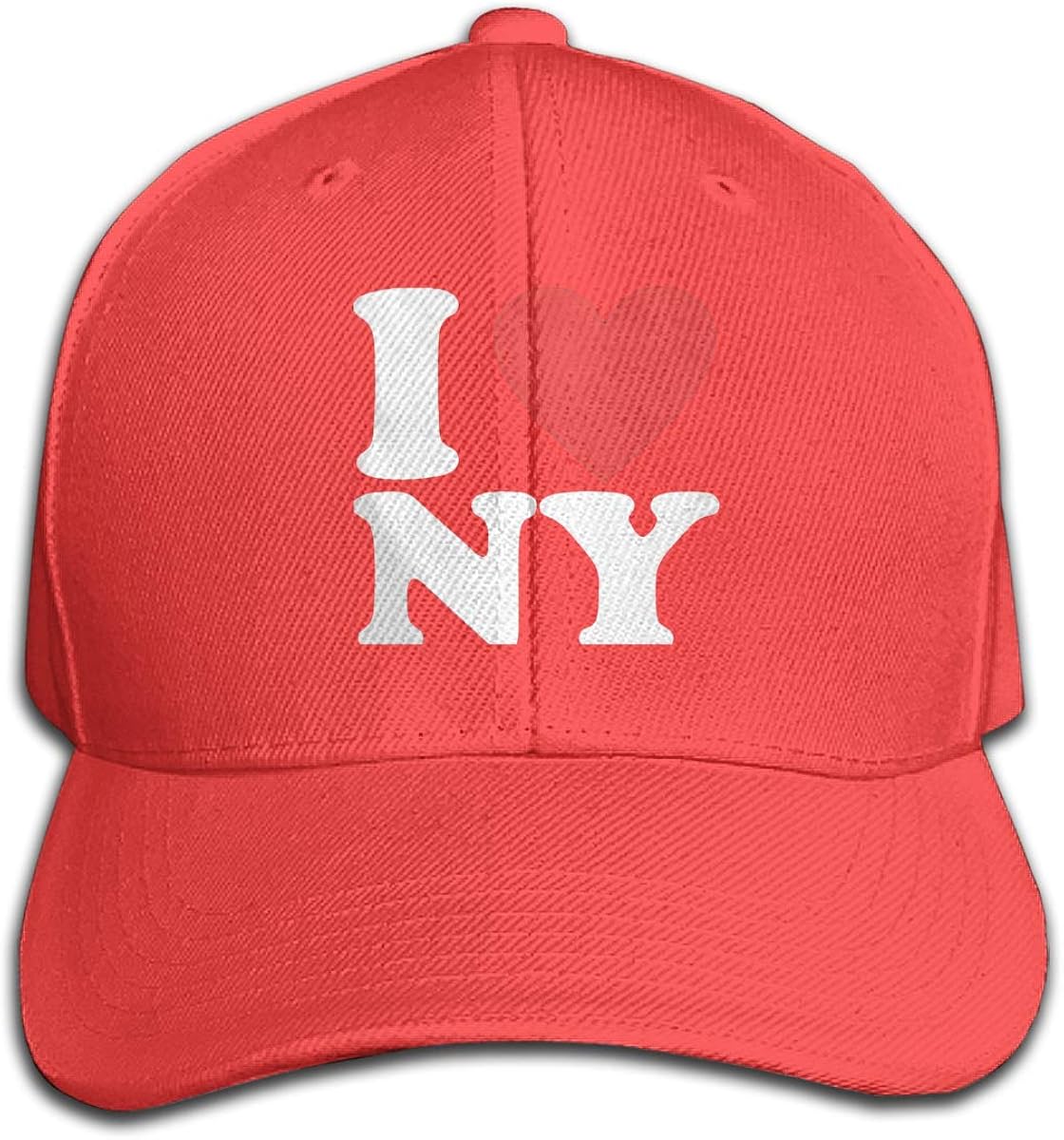 I Love Ny Baseball Cap Sunshade Peaked Adjustable Hat Casual Caps Red
