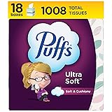 Puffs Ultra Soft Facial Tissues, 18 Cubes, 56