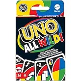 Mattel Games UNO All Wild Card Game with 112 Cards, Toy for Kid, Family & Adult Game Night for Players 7 Years & Older
