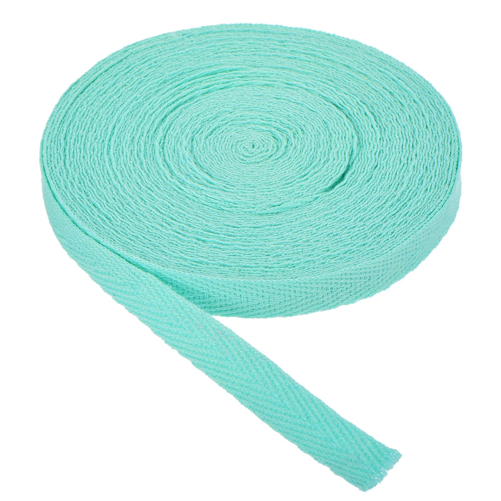 PATIKIL Cotton Twill Tape 10mm(3/8 Inch) 10 Yards Cotton Ribbon Bias Binding Tapes Herringbone Webbing Trim for Sewing Gift Wrapping Craft DIY Azure - 9m