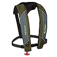 Onyx A/M-24 Automatic/Manual Inflatable Life Jacket, U.S. Coast Guard Approved, Low Profile, Compact Design, Manual Convertible Inflation Option