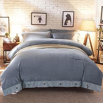 Winter Warm Halten Bettwasche Kristall Samt Starke