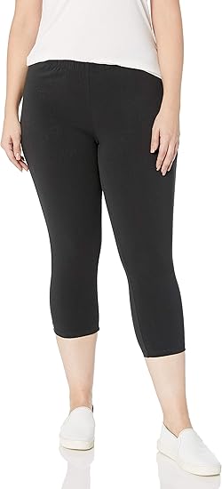 spandex capris plus size