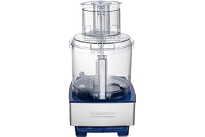Cuisinart Food Processor 14-Cup Vegetable Chopper for Mincing, Dicing, Shredding, Puree & Kneading Dough, Navy Stainless Stee