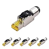 Cable Matters 6-Pack Tool Free Shielded RJ45 Cat