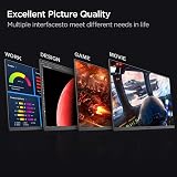KOORUI 22 Inch FHD 1080p 75Hz Business Eye Care Monitor HDMI VGA Black view 4