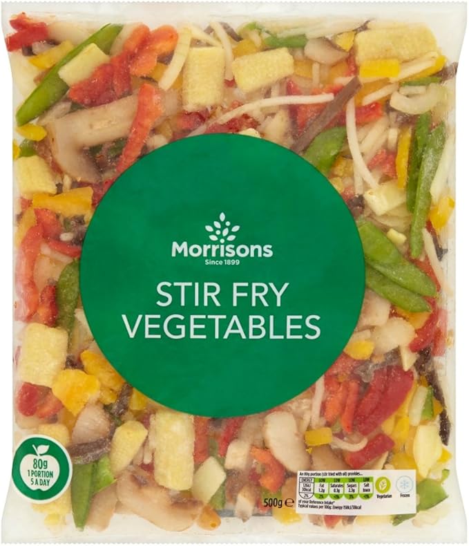 Morrisons Stir Fry Vegetables, 500g (Frozen) Amazon.co.uk Grocery