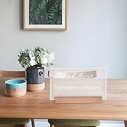 Pahdecor Desk Name Plate Personalized Custom